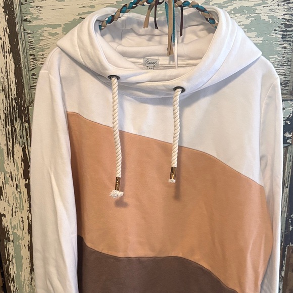 Kismet Colorblock Hoodie with Rope Drawstrings - Picture 3 of 8